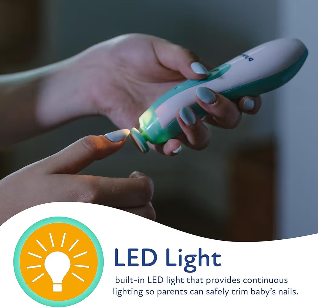 Gentle Baby Nail Trimmer with Lights| Rechargeable